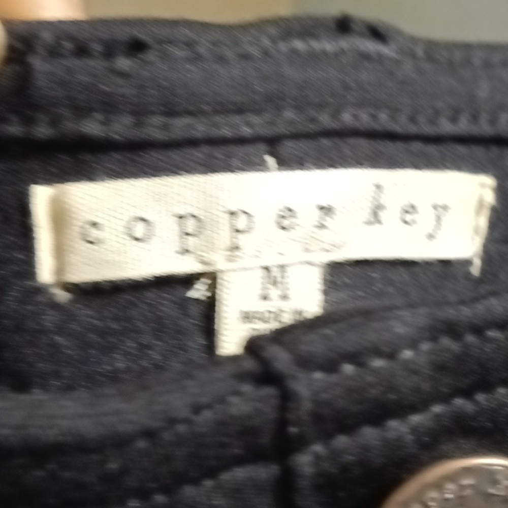 NWT FINAL PRICE Copper Key girl's black pants Size Medium